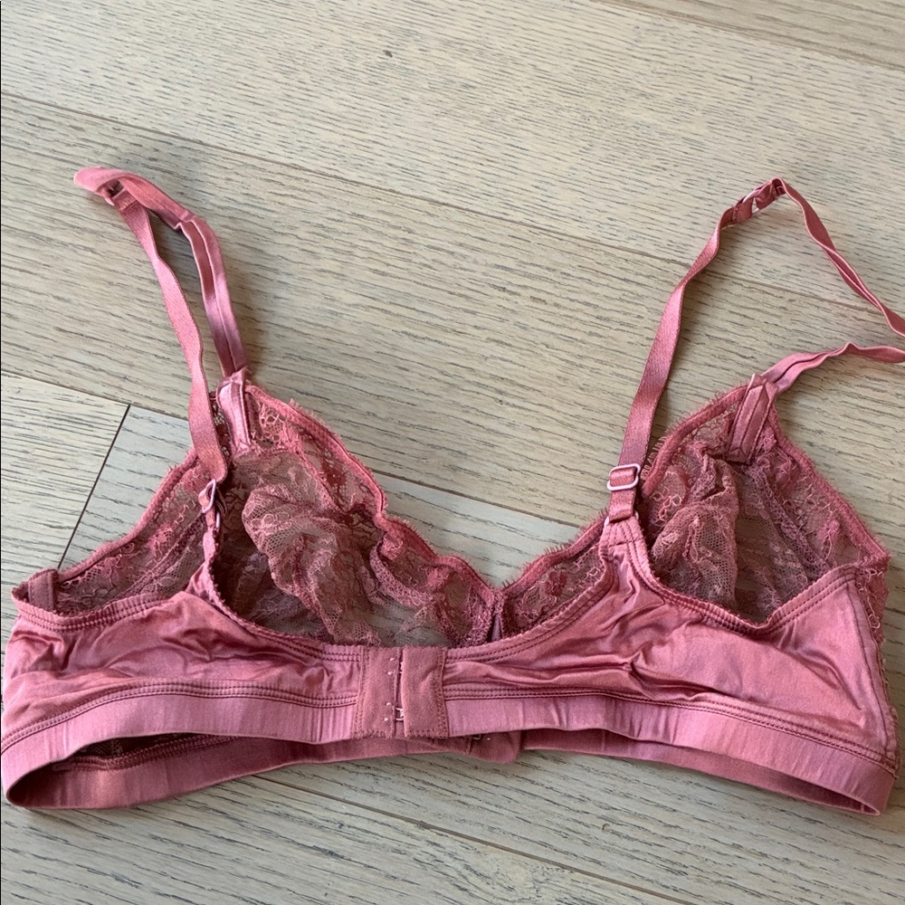Eres Black and Pink Lace Bras- sz 34C - Picture 3 of 12